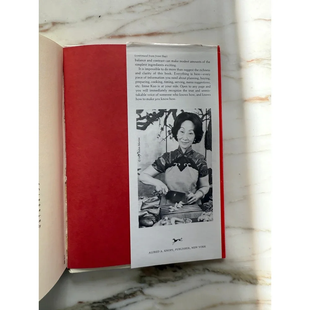 Vintage Irene Kuo The Key to Chinese Cooking Hardcover Cookbook